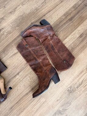 Vintage Frye Leather Western Boots